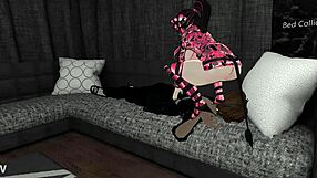 vrchat femdom cartoon face sits brutal passout game