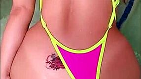 hired colombian bombshell for bikini casting but she's total anal freak