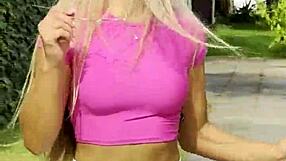 cowgirl blonde rides cock wildly sexy