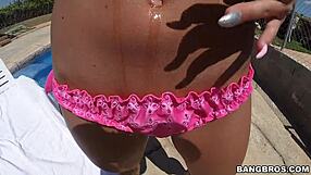 Huge Oiled Tits Bounce with Massive Creampie Cum