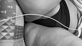 curvy latina milf's huge ass and juicy shaved pussy craves thick cock