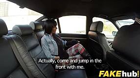 Fake Cop Rips Clothes Off Big Tits Cyclist with Sweet Ass in Forest