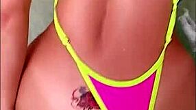 hired colombian bombshell for bikini casting but she's total anal freak