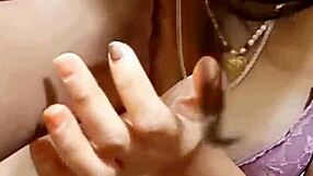 White teen screams riding small black mature boyfriend's cock hard!