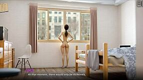 University brunette bombshell takes monster cock all night long!