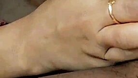 White teen screams riding small black mature boyfriend's cock hard!