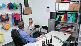 Randy Guard Bangs Petite Shoplifter Teens in Hidden Cam Action!