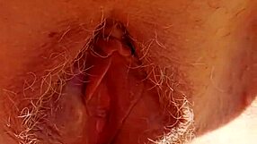 Mature Mom's Hairy Gaping Pussy Spread Wide with Huge Lips and Legs Flashing Closeup