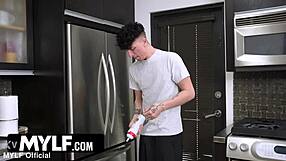 stepmom's wet mouth hungers for stepson's throbbing cock endlessly