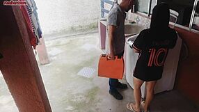 Married Housewife Pays Washing Machine Tech with Fat Ass While Hubby’s Away