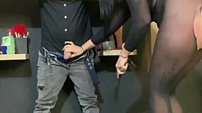 petite latina girlfriend or muscular dom who breaks first in homemade humiliation?