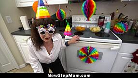 hey stepson, stepmom and stepsis got this naughty party just for you to feel better