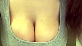 check out my stepmom's naked milky tits as she sucks on that cock hungrily