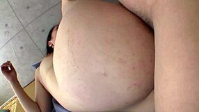 japanese secretary fingers shaved pussy then rides monster cock like slut