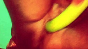 asian village girl rams brinjal deep into her shaved pussy on homemade ranch video