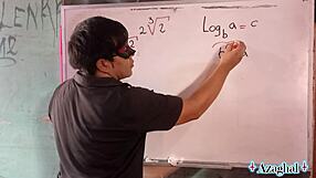 teacher's accidental logarithmic creampie in erotic algebra roleplay