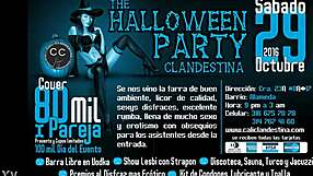 Colombian Swingers' Secret Halloween Orgy Party