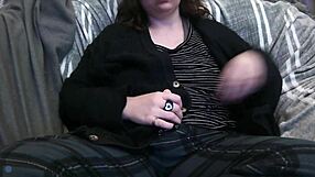 i'm jacking off the strap-on slowly with no audio to hear anything