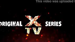 Stella's ass gapes triple big cocks dap hard anal choking deepthroat orgasm whore