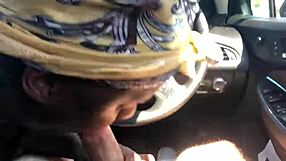 yo black hooker, suck this white cock in the car?