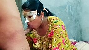 DESI BHABHI'S TIGHT PUSSY GETS POUNDED DOGGY STYLE WITH CLEAR HINDI MOANS