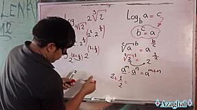 teacher's accidental logarithmic creampie in erotic algebra roleplay