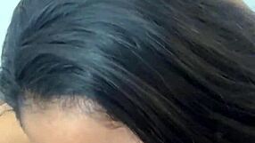 Amateur Latina teen with big tits owns this BBC in homemade deepthroat