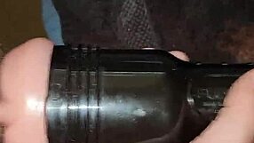 Fleshlight Stroke Session Builds To Explosive Cumshot