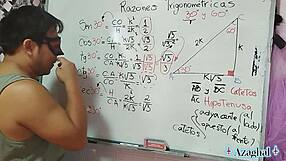 from math class nerd to bedroom trigonometry with hot asian teacher brown eyes locked