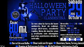 Colombian Swingers' Secret Halloween Orgy Party
