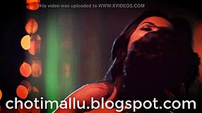 In the midnight hour, the indian mallu aunty surrenders to passion