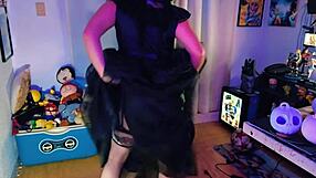 Hotwife Dressed As Merlina Begs Lover To Fuck Her Hard