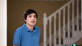 Anal lover milf stepmom Siri Dahl cooks dinner on stepson's throbbing cock!