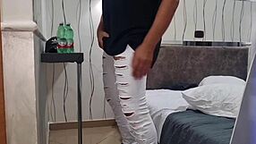 Enticed By Massive Cock Stroke And Gushing Cumshot