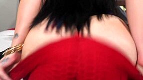 brunette pawg baddie sukcs blak dik befor jumpin her phat ass on it