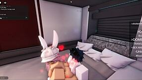 roblox slut begs for her tight pussy to get wrecked