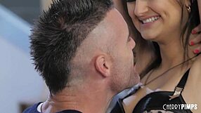 classy big tit brunette craves rough cock after sloppy deepthroat fingering spooning