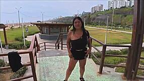 heart pounding as i fuck chubby peruvian beauty on beach shore