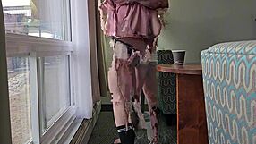 young wife sneaks doggystyle pounding with hubby's friend in hotel