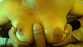 stepmom oils big tits for creamy massage handjob creampie