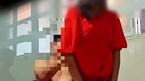 Hidden cam catches latina secretary upskirt pussy