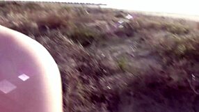 public beach pounding leaves french teen's ass gaping wide