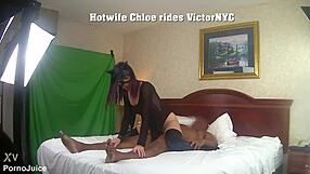 can you handle watching hotwife chloe ride victor's cock nice and deep?