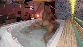 hey wanna see me fuck this colombian babe in jacuzzi then cum deep underwater?
