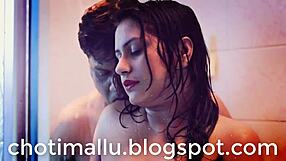 In the midnight hour, the indian mallu aunty surrenders to passion