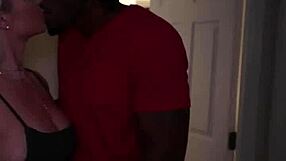 hey, watch this horny wife sneak licks and fucks on big black cock while cucking hubby at nye party