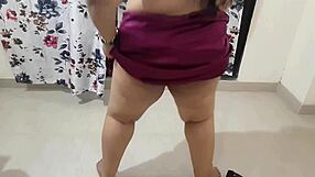 samiya shakes her big ass and tits naughty in bedroom doggystyle