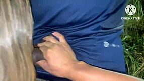 wife cheats on street after car runs out of gas cuck hugs bull