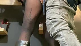 petite latina girlfriend or muscular dom who breaks first in homemade humiliation?