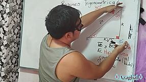 from math class nerd to bedroom trigonometry with hot asian teacher brown eyes locked